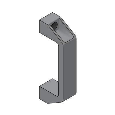 50-240-1 MODULAR SOLUTIONS PULL HANDLE 120 WITH HARDWARE